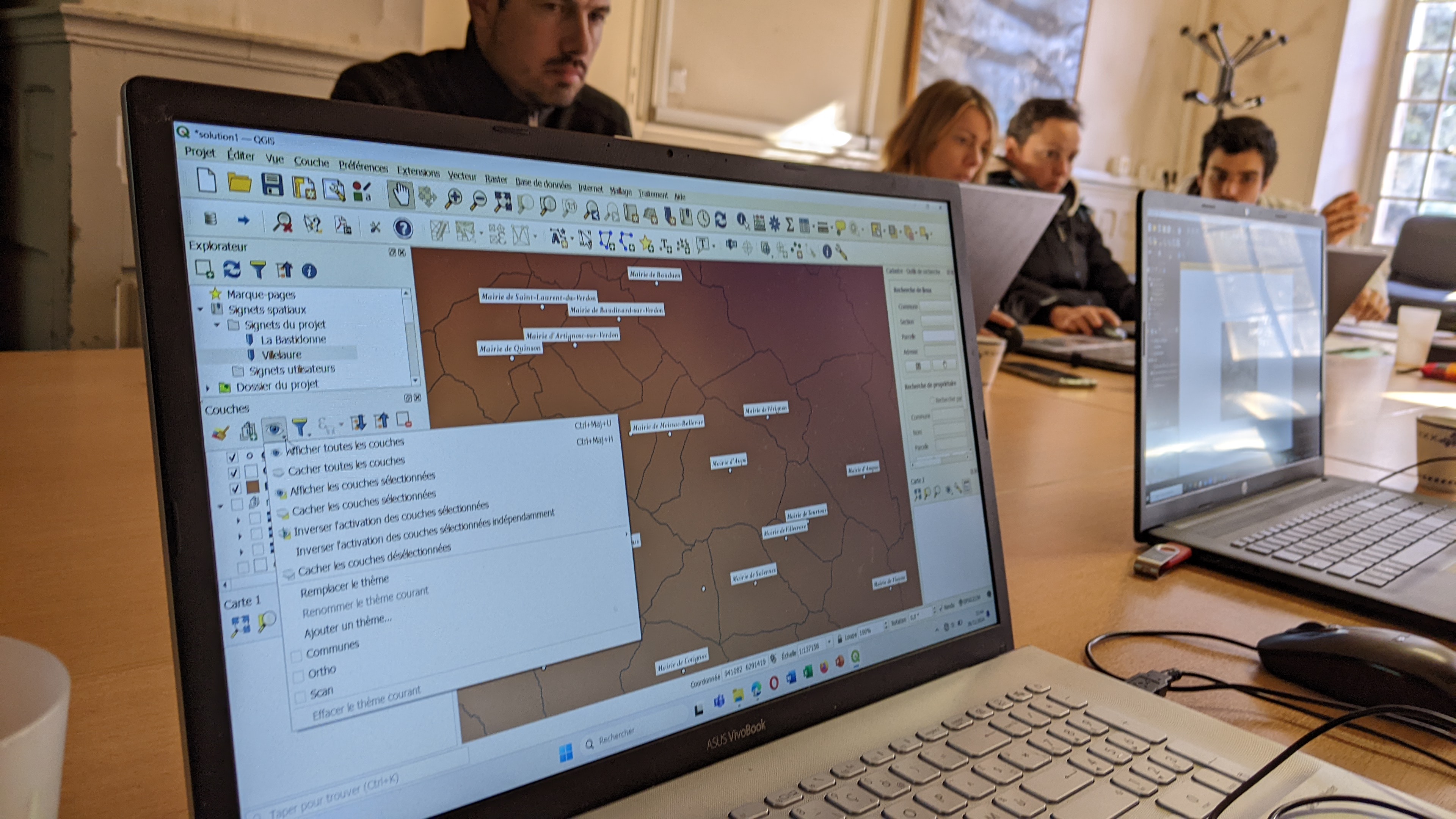 Formation à l'outil QGIS